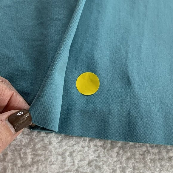 Lafayette 148 NY Women's Size 0 Blue Sleeveless Pleated Sheath Dress - Picture 15 of 16